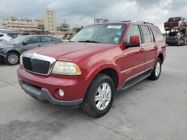 5LMEU68H53ZJ24362 - 2003 LINCOLN AVIATOR წითელი ფოტო 1