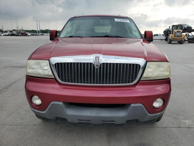 5LMEU68H53ZJ24362 - 2003 LINCOLN AVIATOR წითელი ფოტო 5