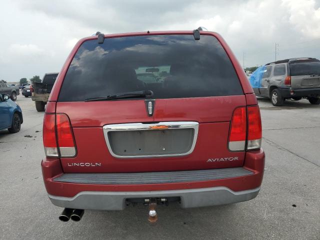 5LMEU68H53ZJ24362 - 2003 LINCOLN AVIATOR წითელი ფოტო 6