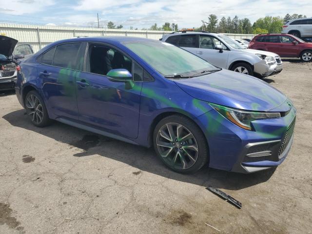 5YFS4RCE6LP003438 - 2020 TOYOTA COROLLA SE Azul foto 4