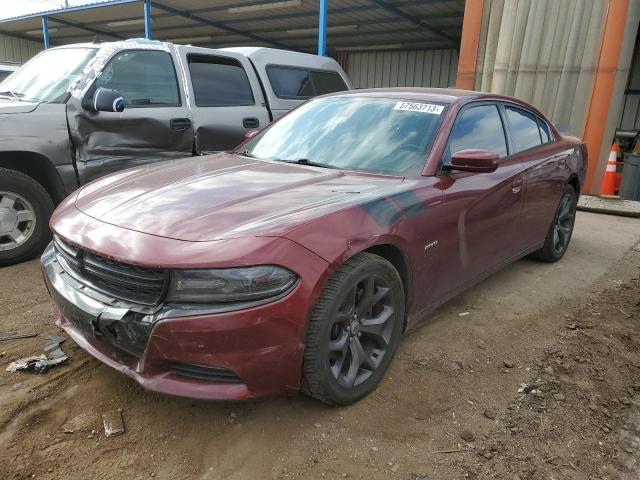 2C3CDXCT1HH667140 - 2017 DODGE CHARGER R/T BURGUNDY photo 1