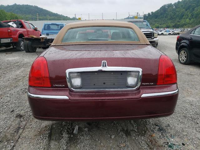 1LNHM81W13Y632323 - 2003 LINCOLN TOWN CAR EXECUTIVE BURGUNDY photo 6