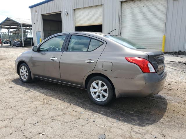 3N1CN7AP8CL844395 - 2012 NISSAN VERSA S GRAY photo 2