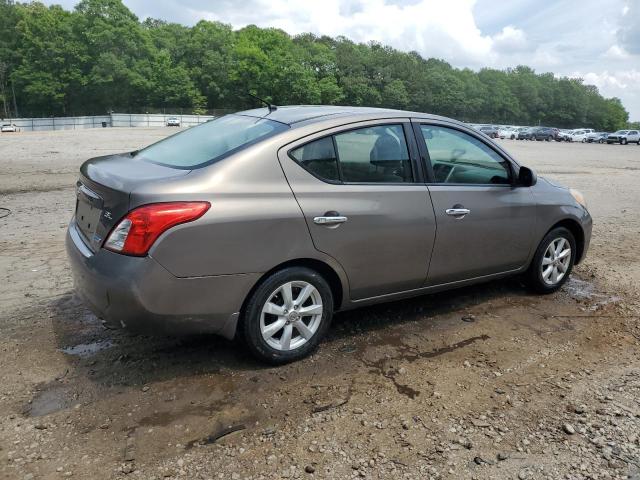 3N1CN7AP8CL844395 - 2012 NISSAN VERSA S GRAY photo 3
