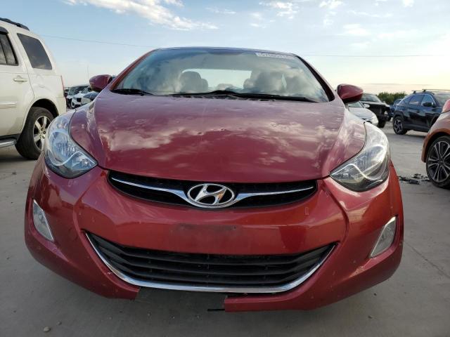 5NPDH4AE0DH389842 - 2013 HYUNDAI ELANTRA GLS RED photo 5