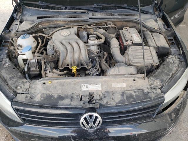 3VW2K7AJ4EM361445 - 2014 VOLKSWAGEN JETTA BASE أسود صورة 11