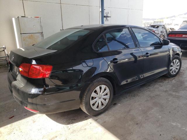 3VW2K7AJ4EM361445 - 2014 VOLKSWAGEN JETTA BASE أسود صورة 3