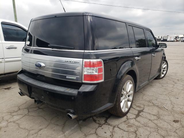 2FMHK6DT9BBD02968 - 2011 FORD FLEX LIMITED BLACK photo 4