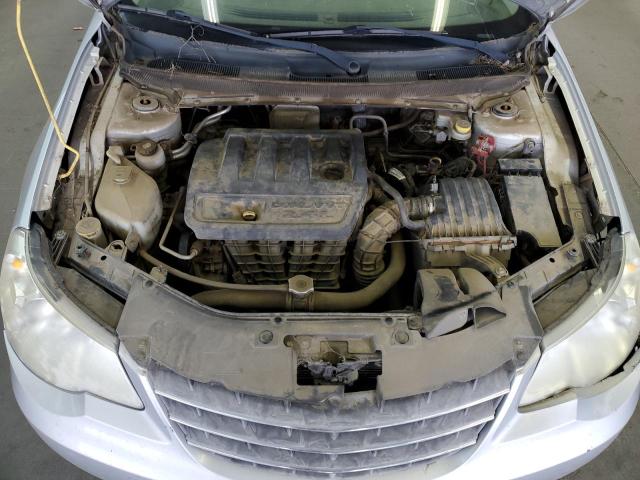 1C3LC45K78N675207 - 2008 CHRYSLER SEBRING SILVER photo 11