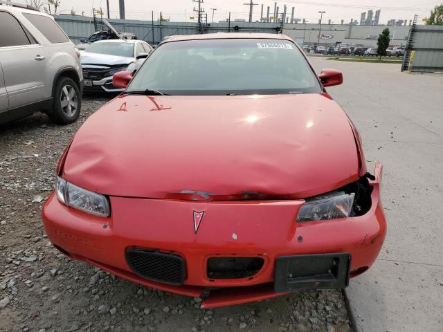 1G2WJ52M6VF275949 - 1997 PONTIAC GRAND PRIX SE RED photo 5