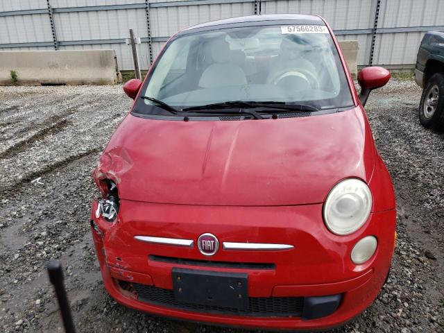 3C3CFFAR7CT116948 - 2012 FIAT 500 POP RED photo 5