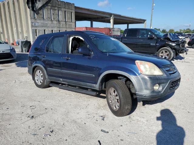 JHLRD68836C014736 - 2006 HONDA CR-V EX BLUE photo 4