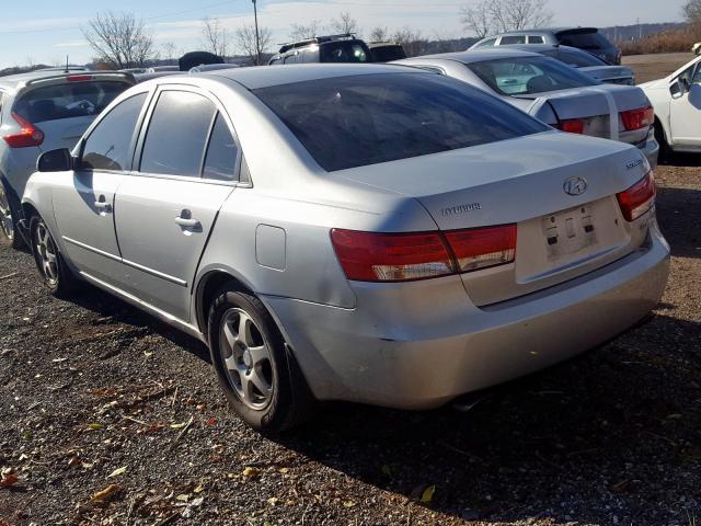 5NPEU46F36H023930 - 2006 HYUNDAI SONATA GLS  photo 3