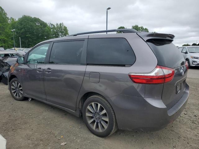 5TDJZ3DC3KS220474 - 2019 TOYOTA SIENNA LE Grau Foto 2