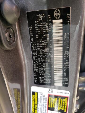4T1T11BK1PU101318 - 2023 TOYOTA CAMRY SE NIGHT SHADE GRAY photo 12