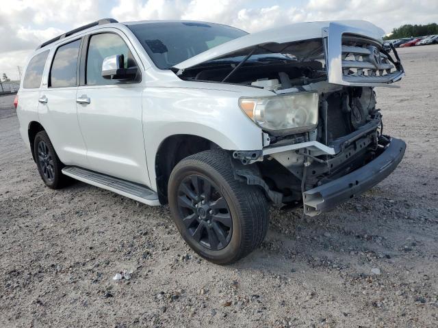 5TDDW5G11BS049669 - 2011 TOYOTA SEQUOIA PLATINUM WHITE photo 4