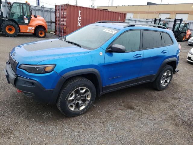 1C4PJMBN5KD273958 - 2019 JEEP CHEROKEE TRAILHAWK BLUE photo 1