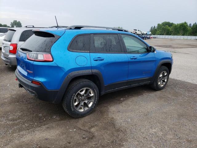 1C4PJMBN5KD273958 - 2019 JEEP CHEROKEE TRAILHAWK BLUE photo 3