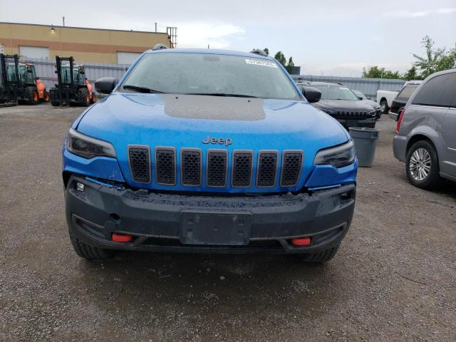 1C4PJMBN5KD273958 - 2019 JEEP CHEROKEE TRAILHAWK BLUE photo 5