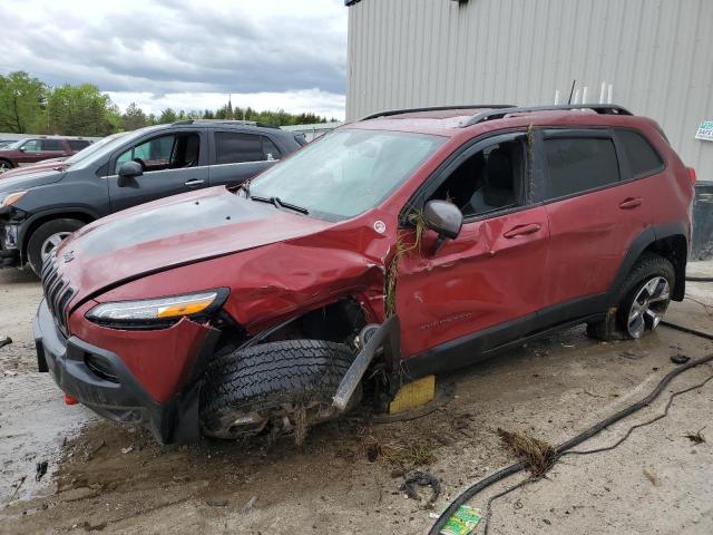 1C4PJMBS1HW542699 - 2017 JEEP CHEROKEE TRAILHAWK RED photo 1