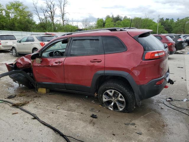 1C4PJMBS1HW542699 - 2017 JEEP CHEROKEE TRAILHAWK RED photo 2