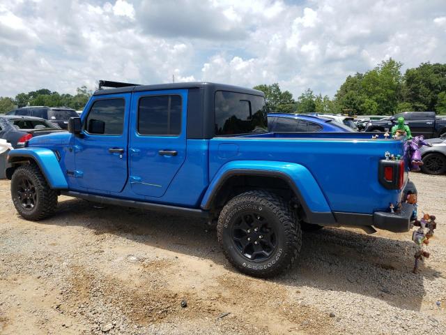 1C6HJTAGXML579152 - 2021 JEEP GLADIATOR SPORT BLUE photo 2