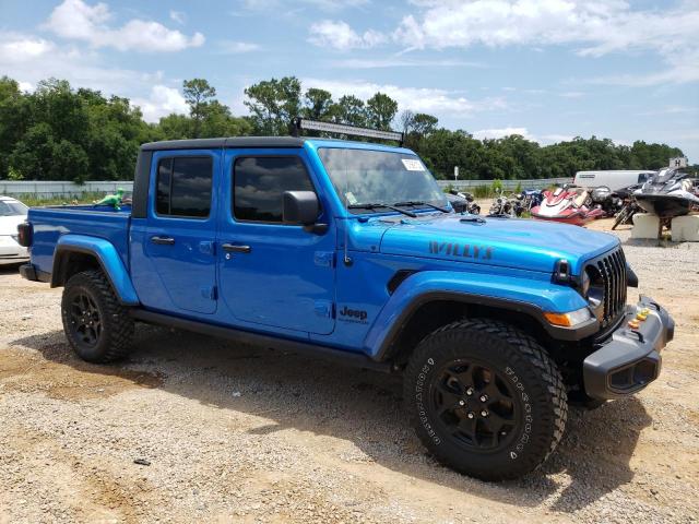 1C6HJTAGXML579152 - 2021 JEEP GLADIATOR SPORT BLUE photo 4