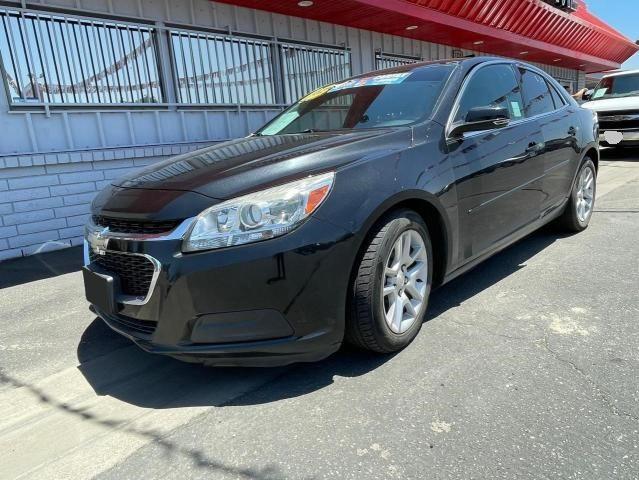 1G11C5SL2FF313503 - 2015 CHEVROLET MALIBU 1LT BLACK photo 2