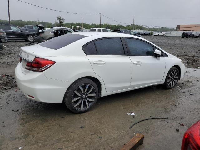 19XFB2F98FE215535 - 2015 HONDA CIVIC EXL WHITE photo 3