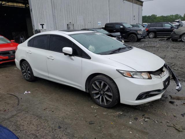19XFB2F98FE215535 - 2015 HONDA CIVIC EXL WHITE photo 4