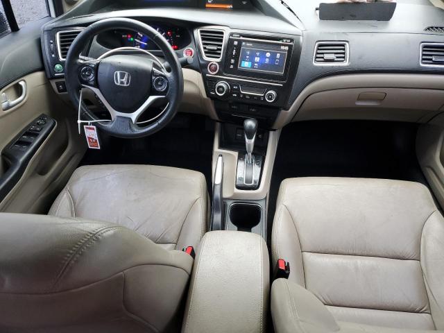 19XFB2F98FE215535 - 2015 HONDA CIVIC EXL WHITE photo 8