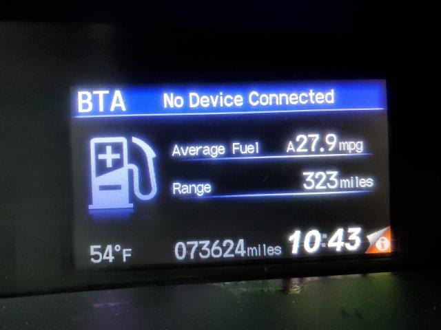 19XFB2F98FE215535 - 2015 HONDA CIVIC EXL WHITE photo 9