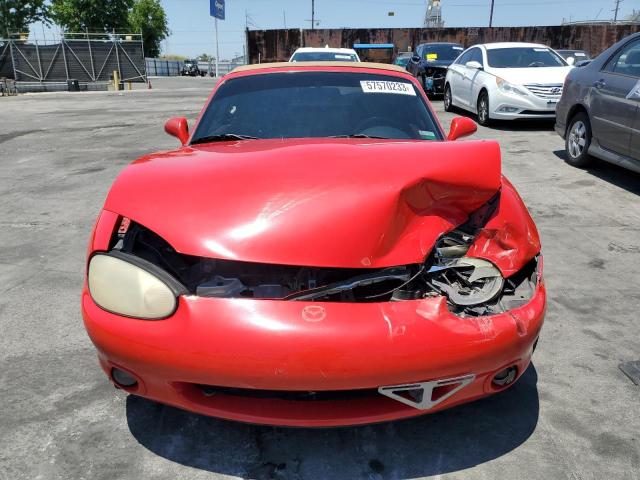 JM1NB3538Y0144248 - 2000 MAZDA MX-5 MIATA BASE RED photo 5
