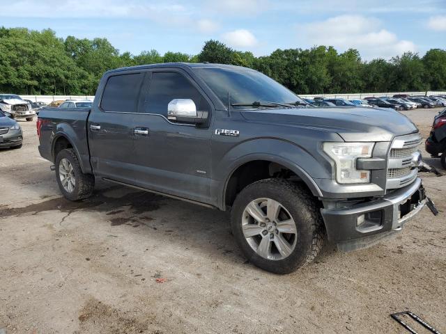 1FTEW1EG5FFB61546 - 2015 FORD F150 SUPERCREW GRAY photo 4