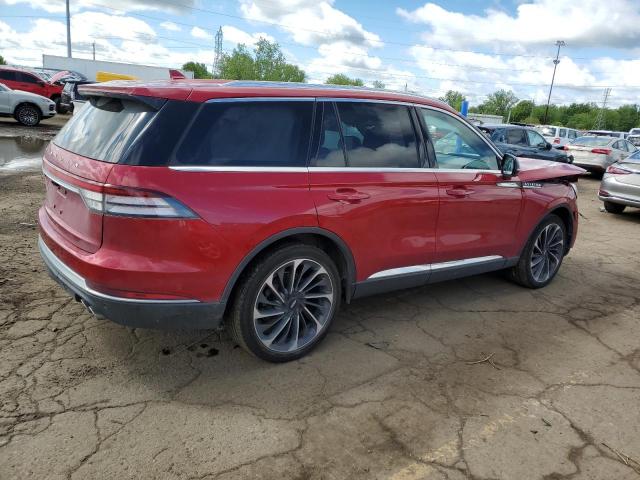 5LM5J7XC5LGL26697 - 2020 LINCOLN AVIATOR RESERVE Կարմիր լուսանկար 3