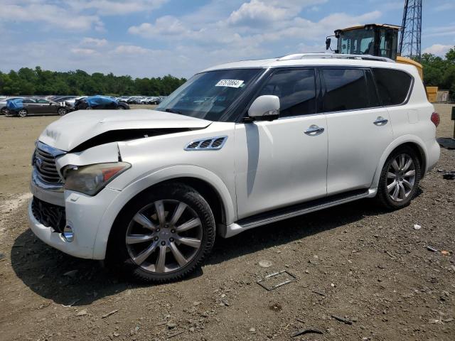 JN8AZ2NFXD9530873 - 2013 INFINITI QX56 WHITE photo 1