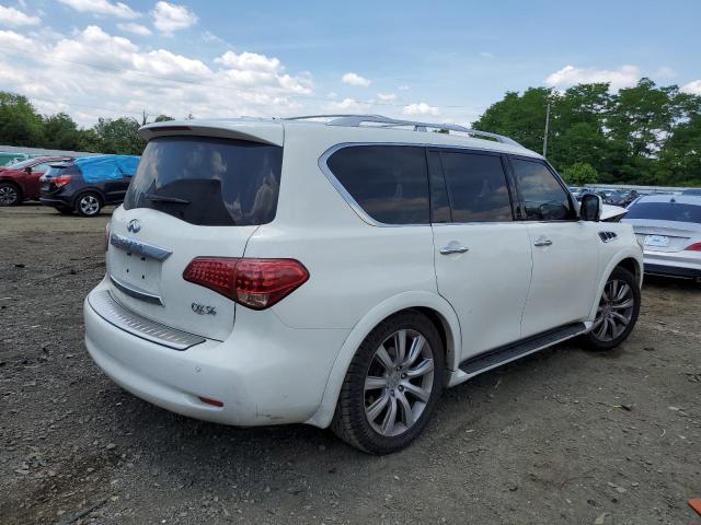 JN8AZ2NFXD9530873 - 2013 INFINITI QX56 WHITE photo 3