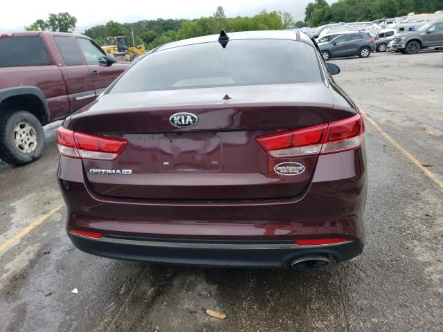 5XXGT4L37GG101631 - 2016 KIA OPTIMA LX BURGUNDY photo 6