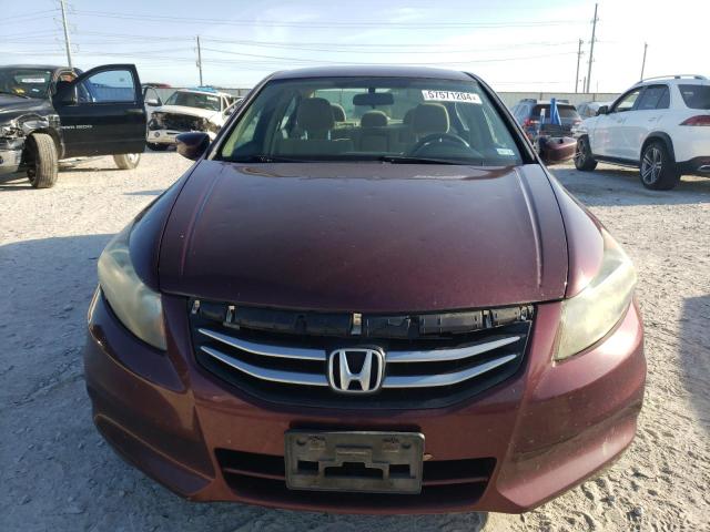 1HGCP2F38BA076084 - 2011 HONDA ACCORD LX BURGUNDY photo 5