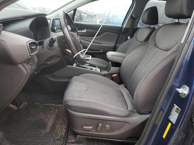 5NMS3CAD9LH269914 - 2020 HYUNDAI SANTA FE SEL BLUE photo 7