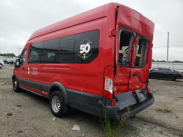 1FBVU4XV6FKA22279 - 2015 FORD TRANSIT T-350 HD RED photo 2