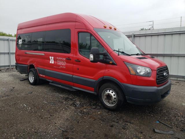 1FBVU4XV6FKA22279 - 2015 FORD TRANSIT T-350 HD RED photo 4