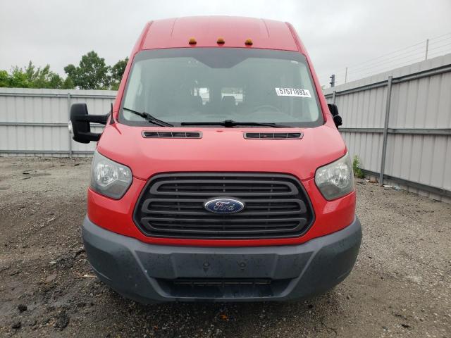 1FBVU4XV6FKA22279 - 2015 FORD TRANSIT T-350 HD RED photo 5