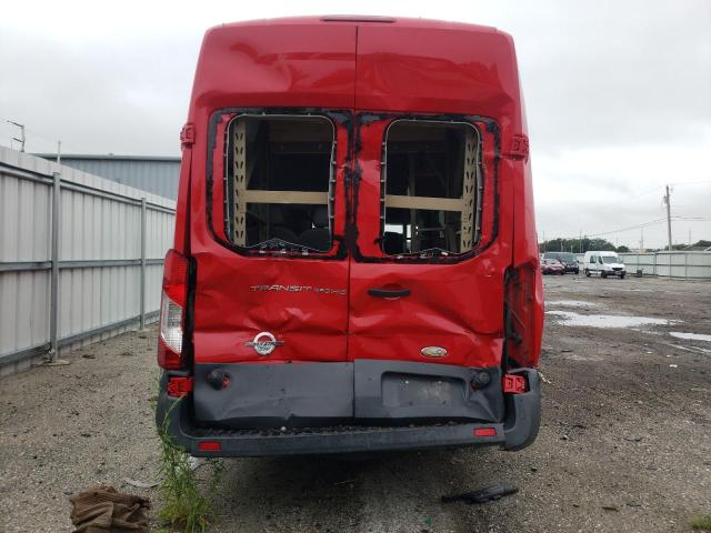 1FBVU4XV6FKA22279 - 2015 FORD TRANSIT T-350 HD RED photo 6