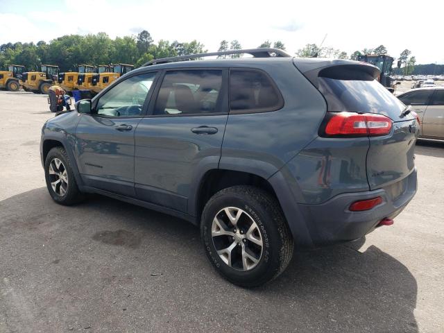 1C4PJMBS0FW635064 - 2015 JEEP CHEROKEE TRAILHAWK GRAY photo 2