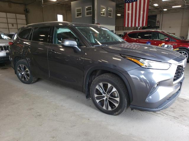 5TDGZRBH2MS551058 - 2021 TOYOTA HIGHLANDER XLE Մոխրագույն լուսանկար 4