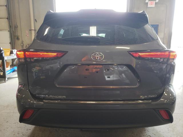 5TDGZRBH2MS551058 - 2021 TOYOTA HIGHLANDER XLE Մոխրագույն լուսանկար 6