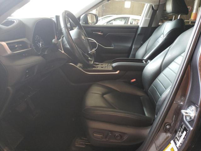 5TDGZRBH2MS551058 - 2021 TOYOTA HIGHLANDER XLE Մոխրագույն լուսանկար 7