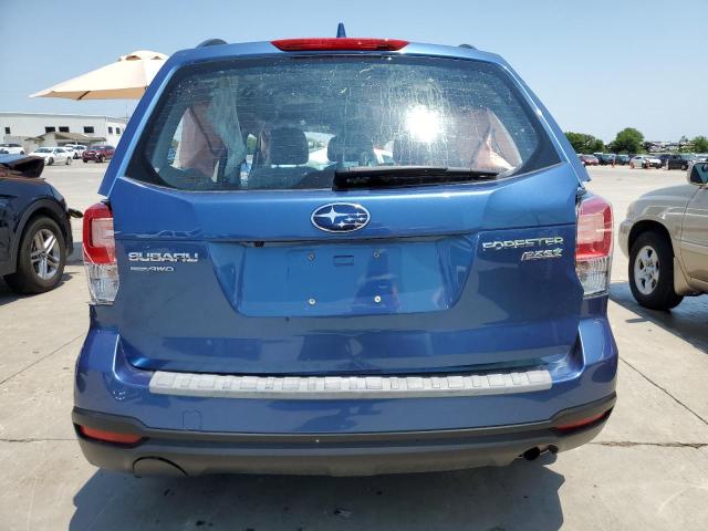 JF2SJABC6HH579254 - 2017 SUBARU FORESTER 2.5I BLUE photo 6