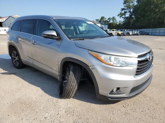 5TDKKRFH8GS141412 - 2016 TOYOTA HIGHLANDER XLE 银色 照片 4